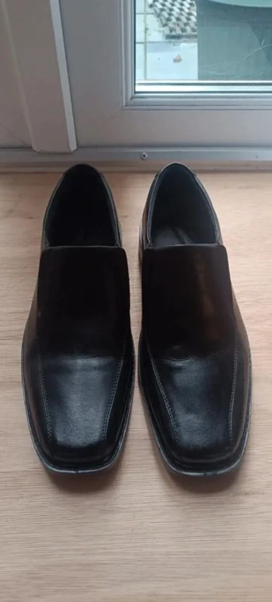 Roamers Leather Work Shoes - UK 12/13 - Image 1