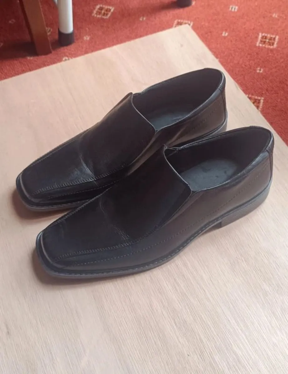 Roamers Leather Work Shoes - UK 12/13 - Image 4