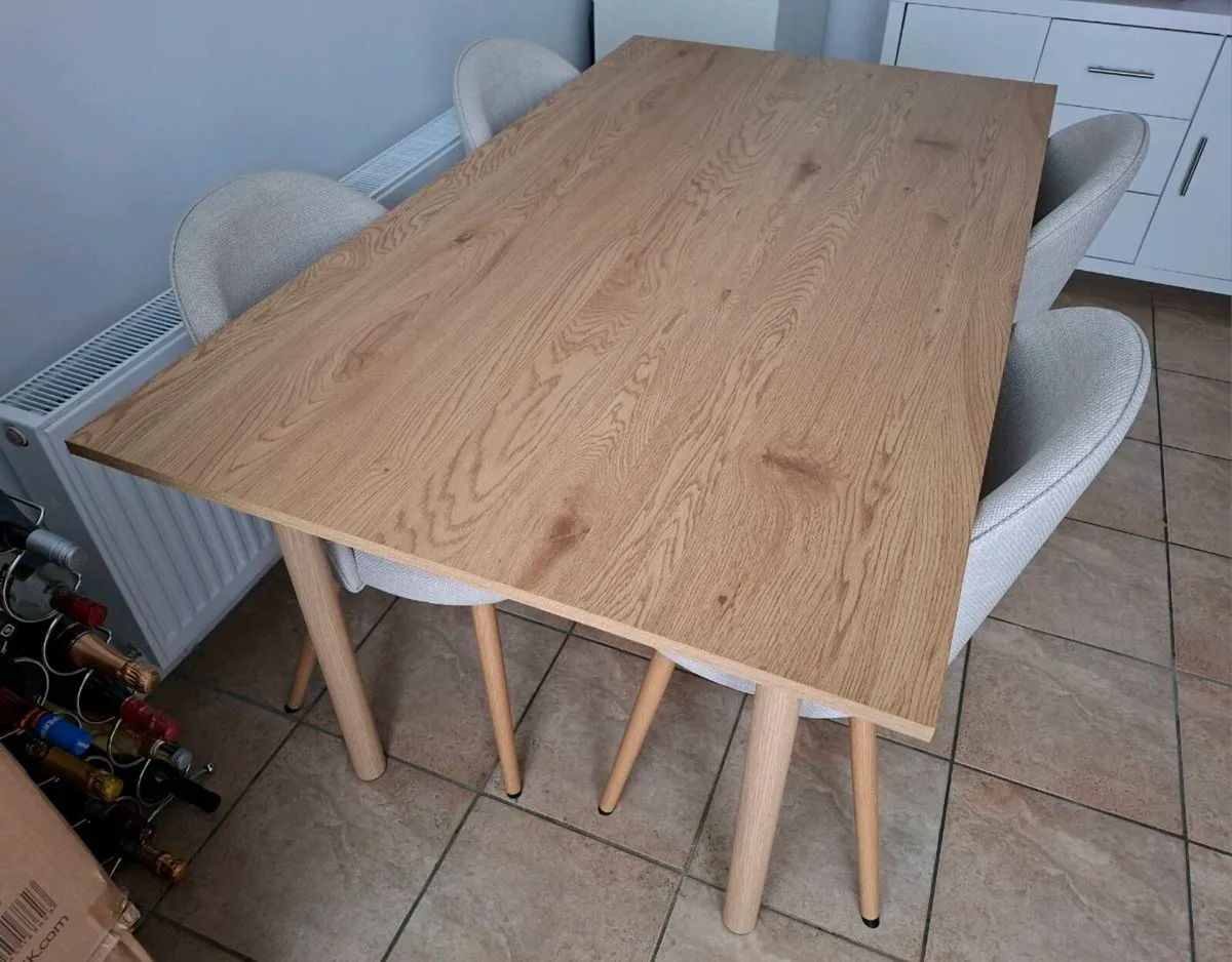 Dining Table + 4 chairs - Image 4