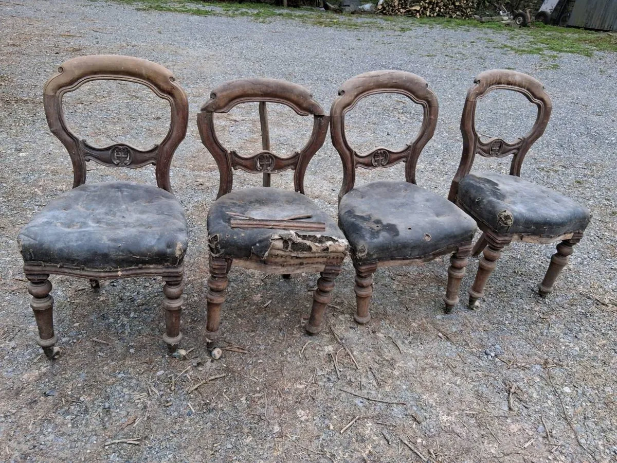 Dining chairs for restoration - Image 1