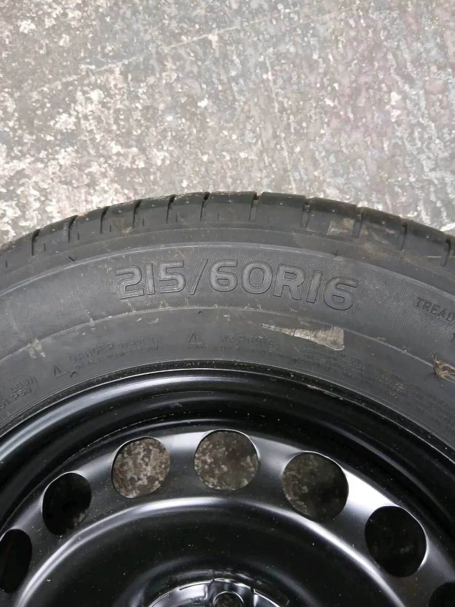 Spare wheel and tyre for vw passat - Image 3