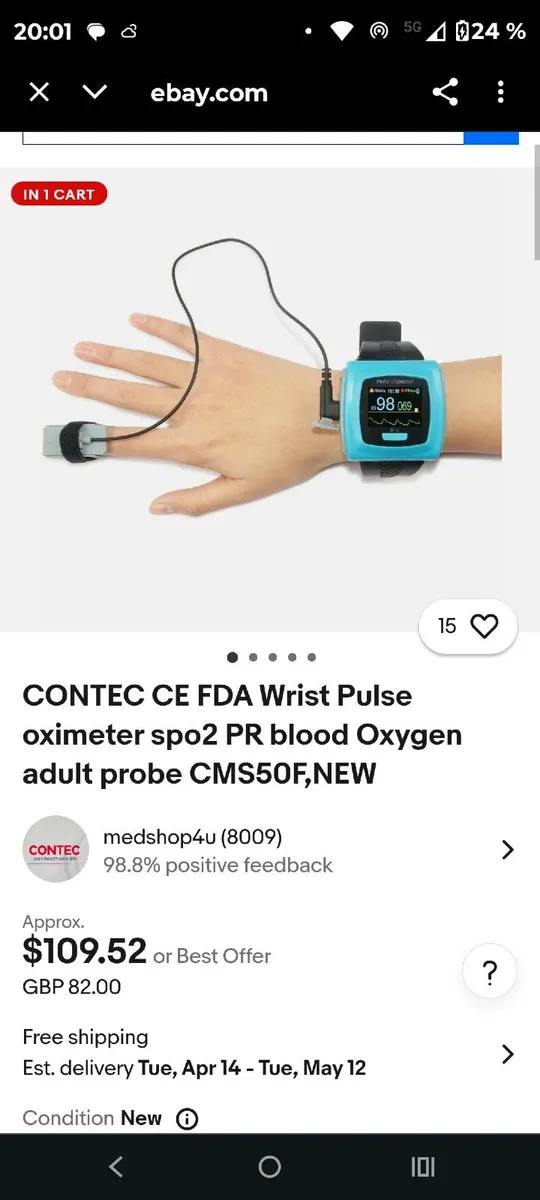 Blood Pressure Monitor Pulse Oximeter - Image 1
