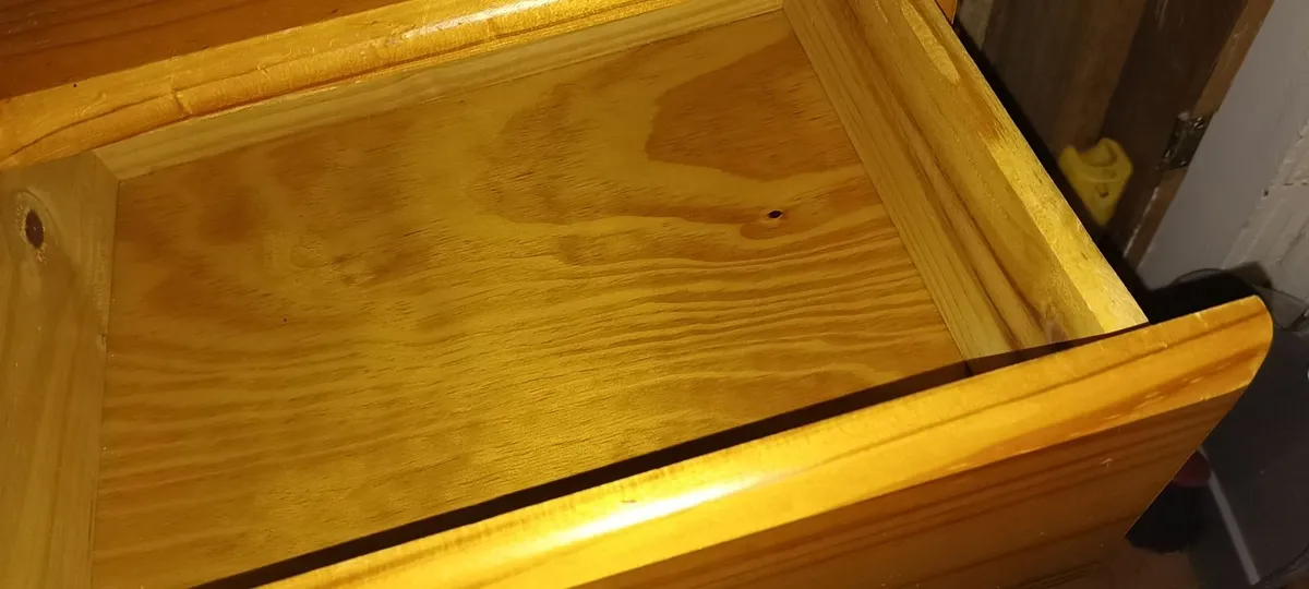 Pine Bedside Cabinet - Image 4