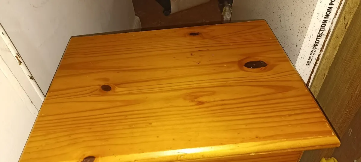 Pine Bedside Cabinet - Image 4