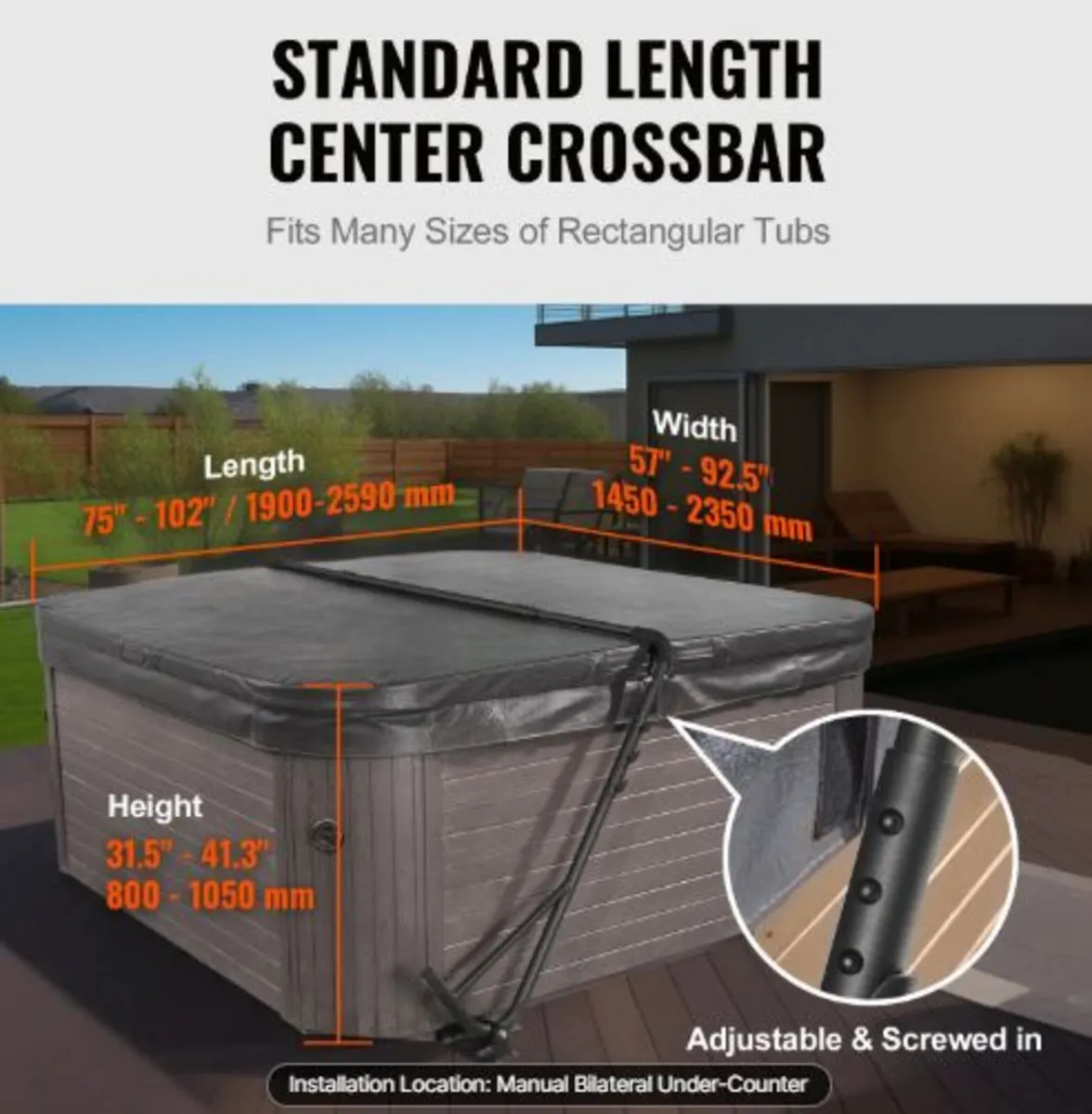 Hot Tub Cover Lift, Spa Cover Lift, Height 800 - Image 2