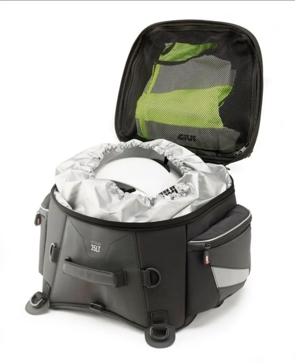 Givi saddle bag panniers top box