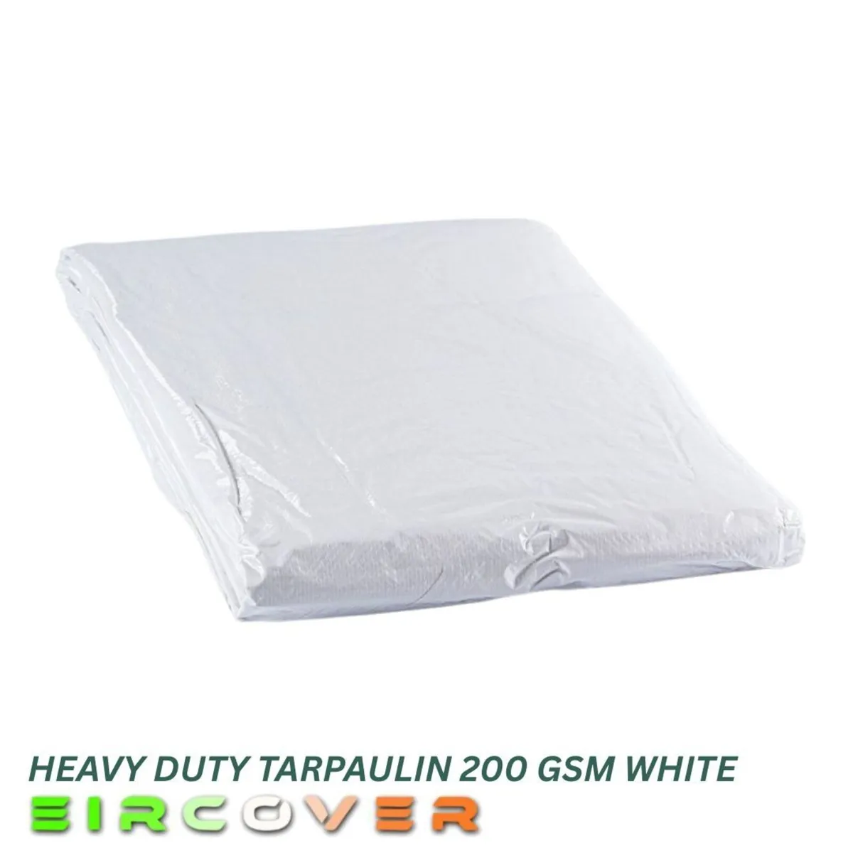 Heavy Duty Tarpaulin 5.5m x 7m (18' - 23') 200 gsm - Image 2