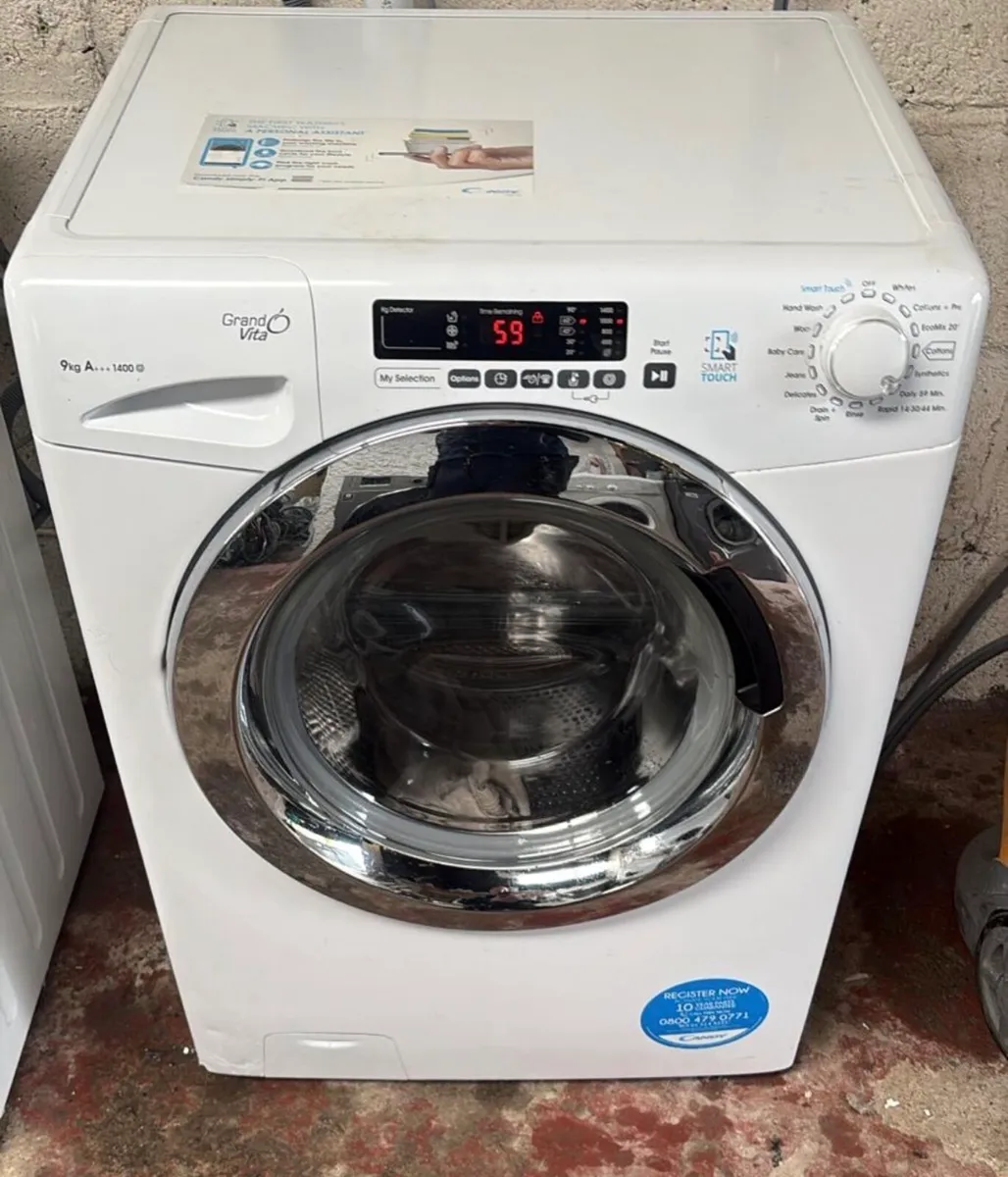 Candy Washing Machine - 9kg Drum