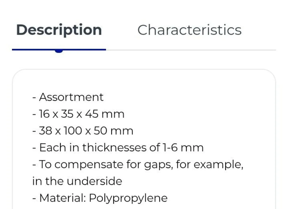 New Different Sizes Shims/Packers/Spacers 500pcs - Image 4