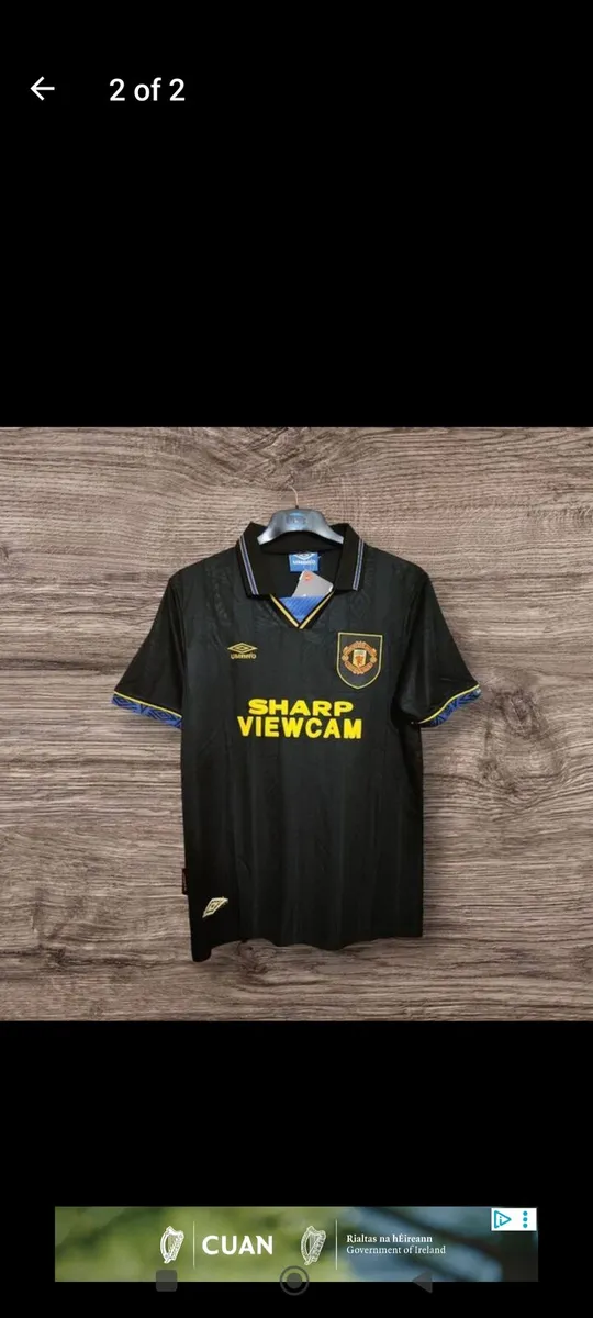 MAN UTD (RETRO/KEANE 16) JERSEY,SIZE  XL - Image 2