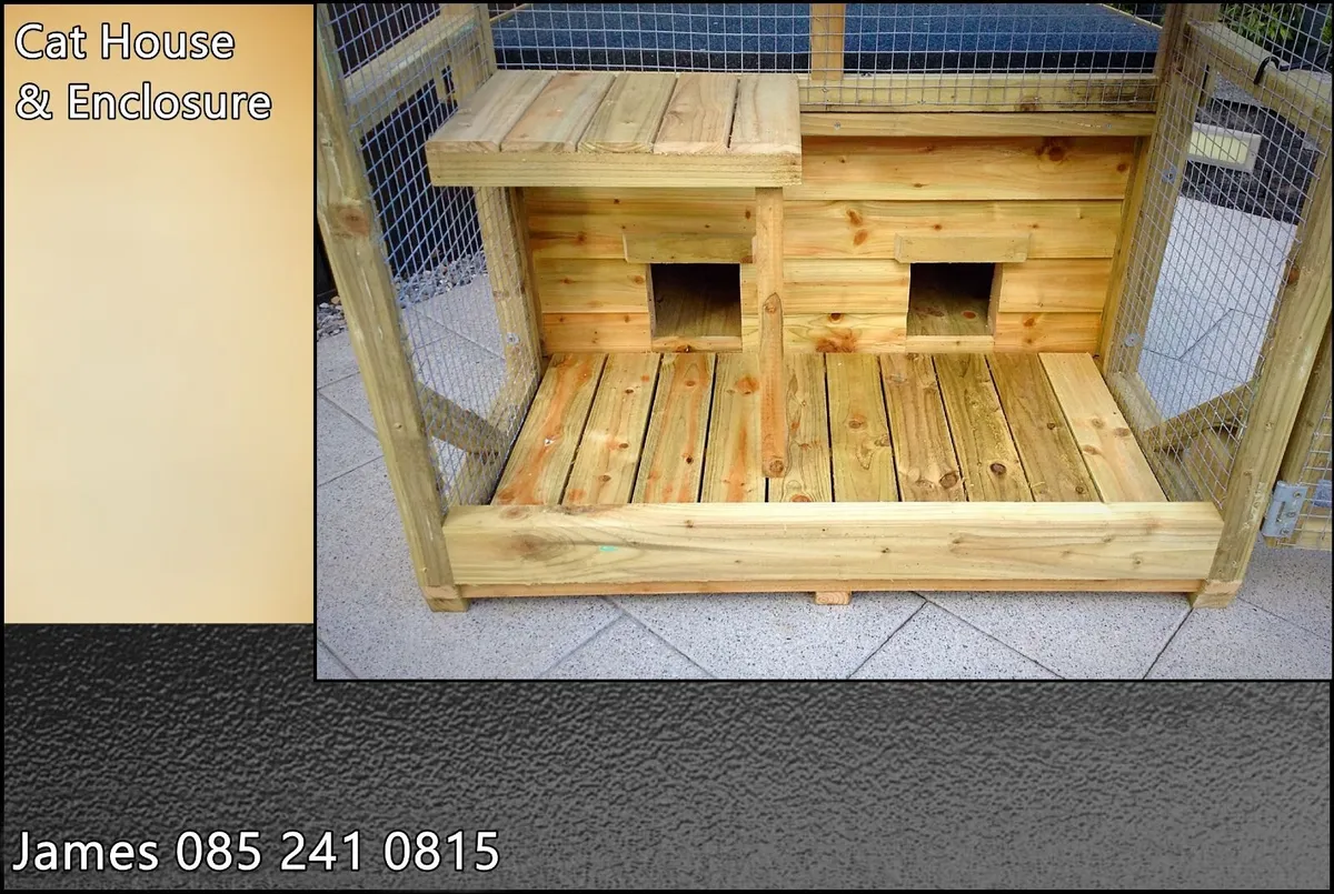 Cat House & Enclosure - Image 4