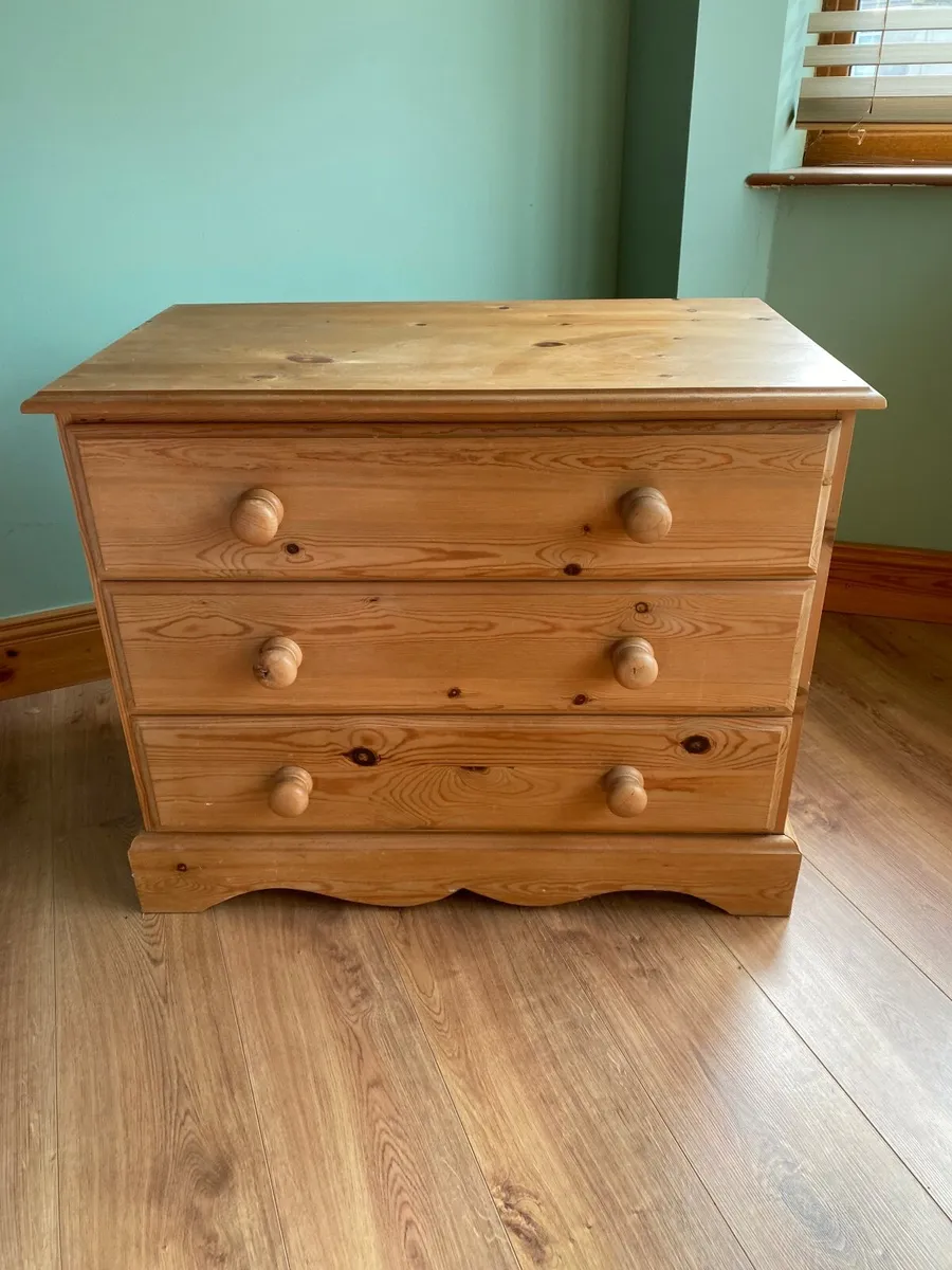 Solid Pine Chest of Drawers - Image 2