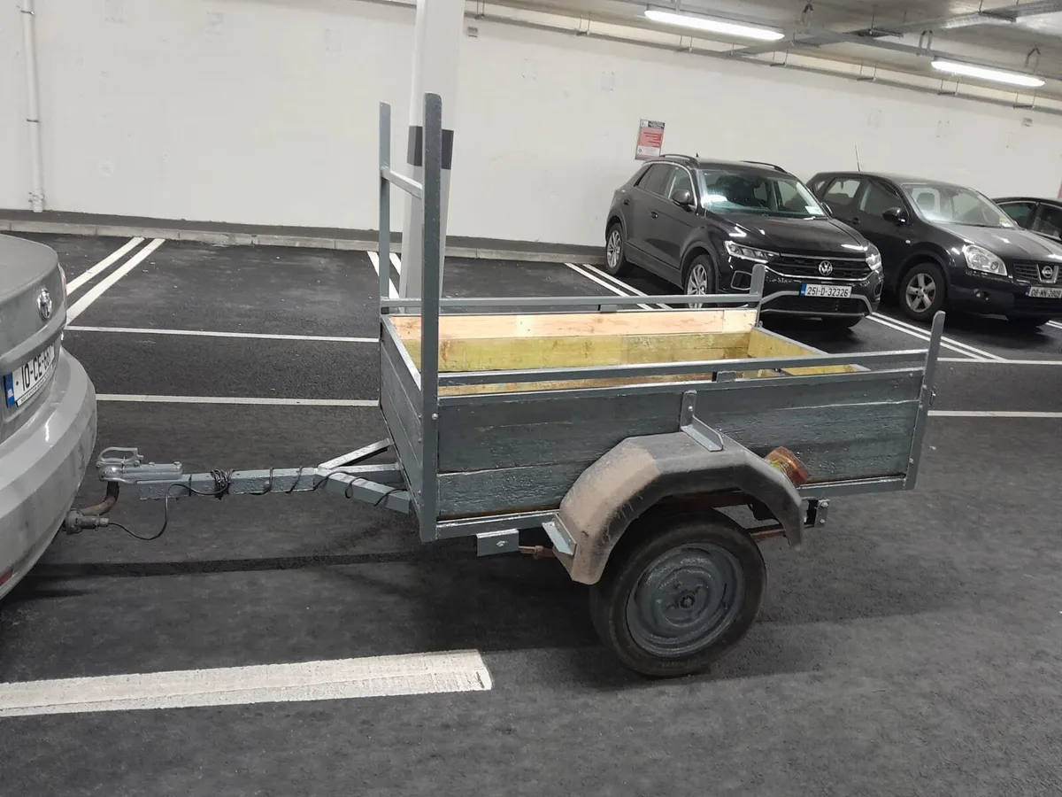6 by 4 car trailer 👌 in good condition running ve - Image 4