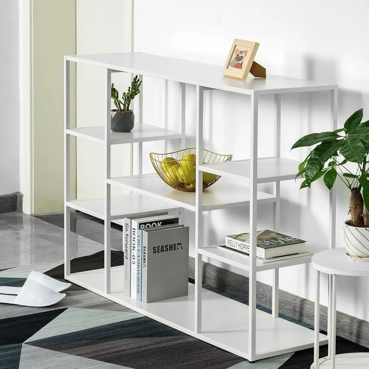 120cm Long Sofa Console Table Narrow Modern - Image 2