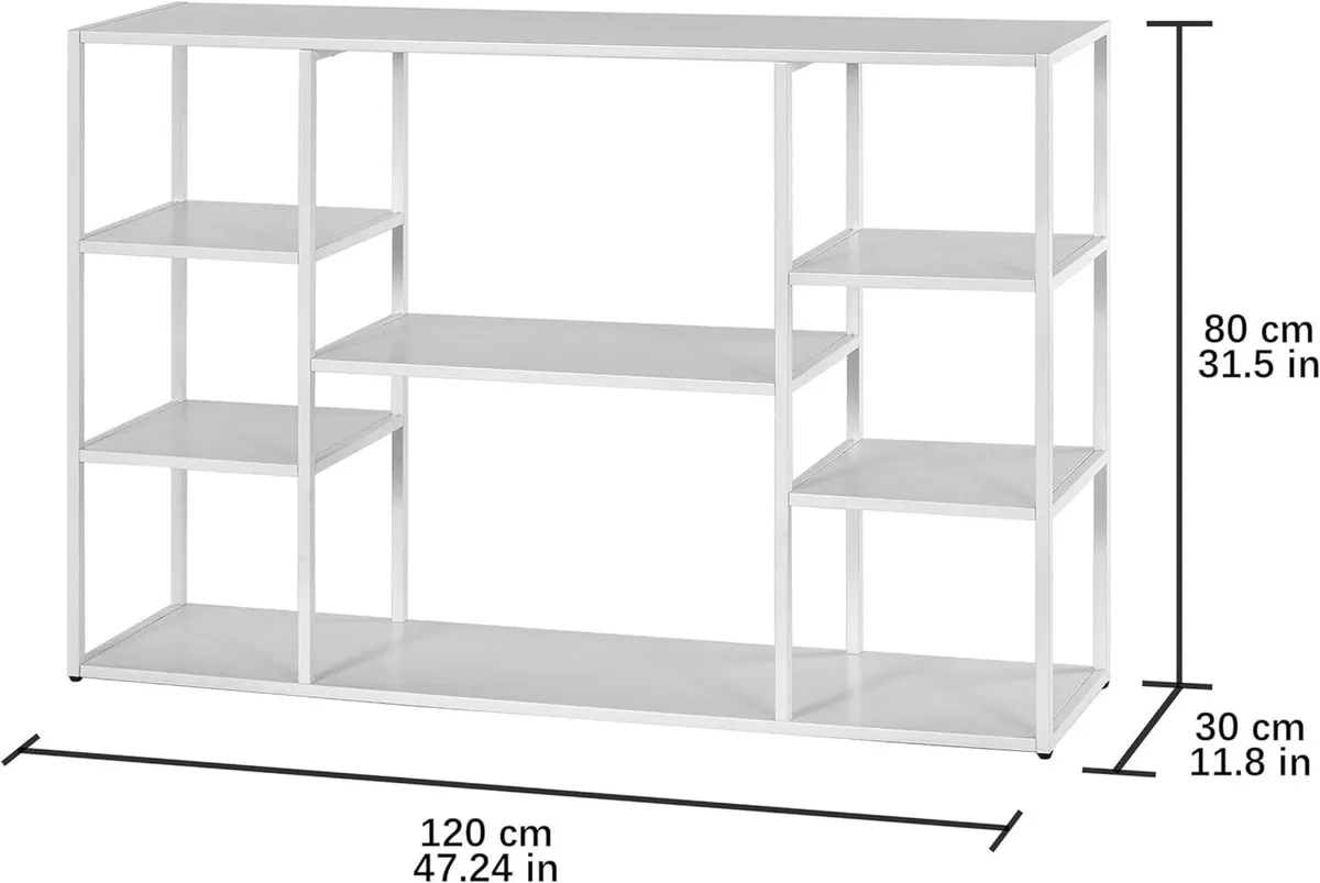 120cm Long Sofa Console Table Narrow Modern - Image 3