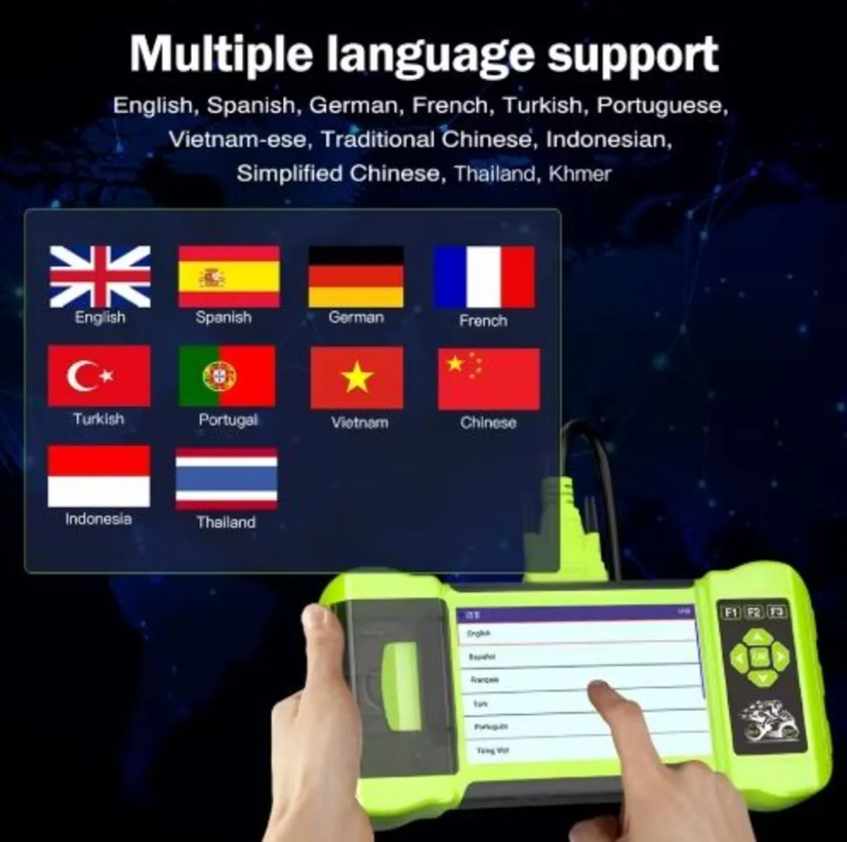 JDiag M300 Universal Motorcycle Scanner - Image 4