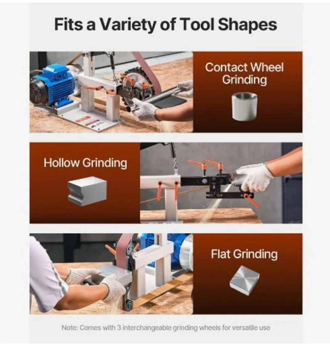 Benchtop Disk & Belt Sander Bench Sander - Image 4