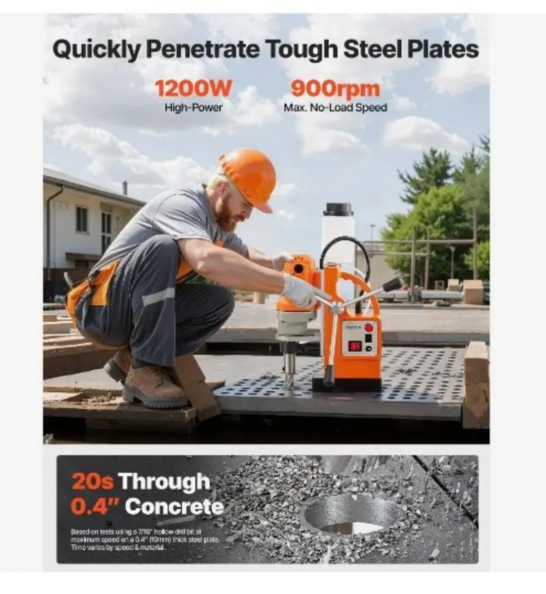 Magnetic Drill Press, 1200 W - Image 1