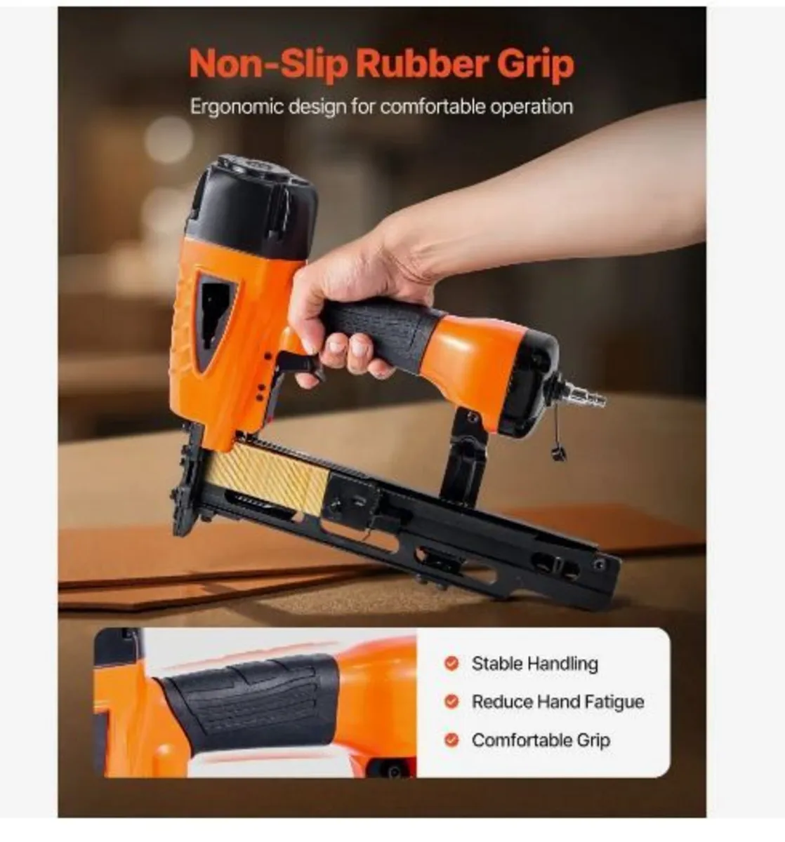 Pneumatic Staple Gun, 16 Gauge 10.8mm - Image 2