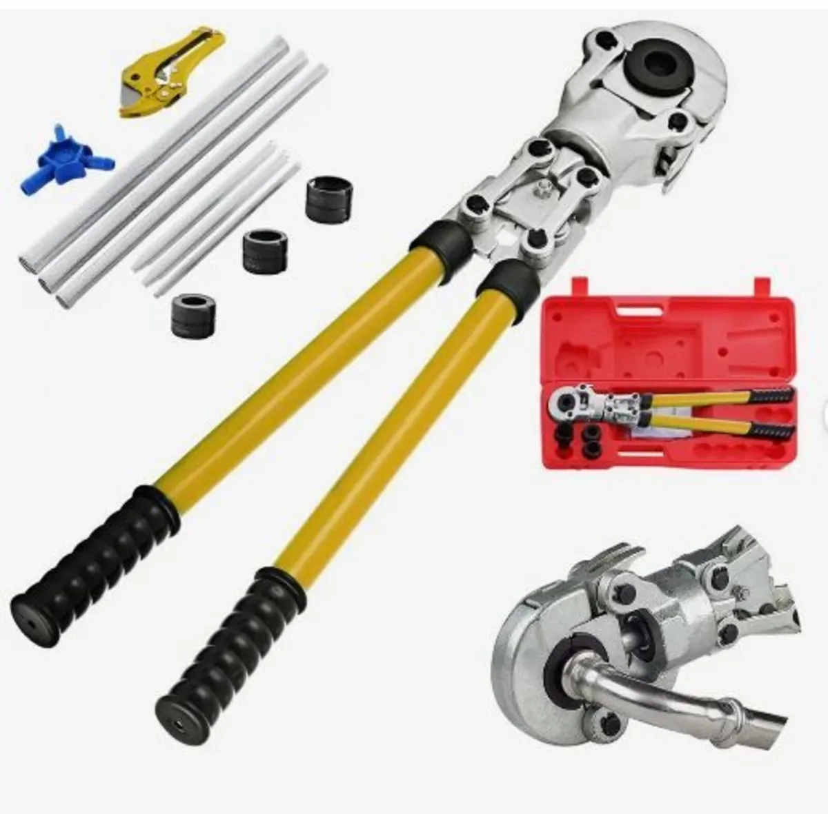 Pipe Crimping Pliers Hand Pressing Kit - Image 1