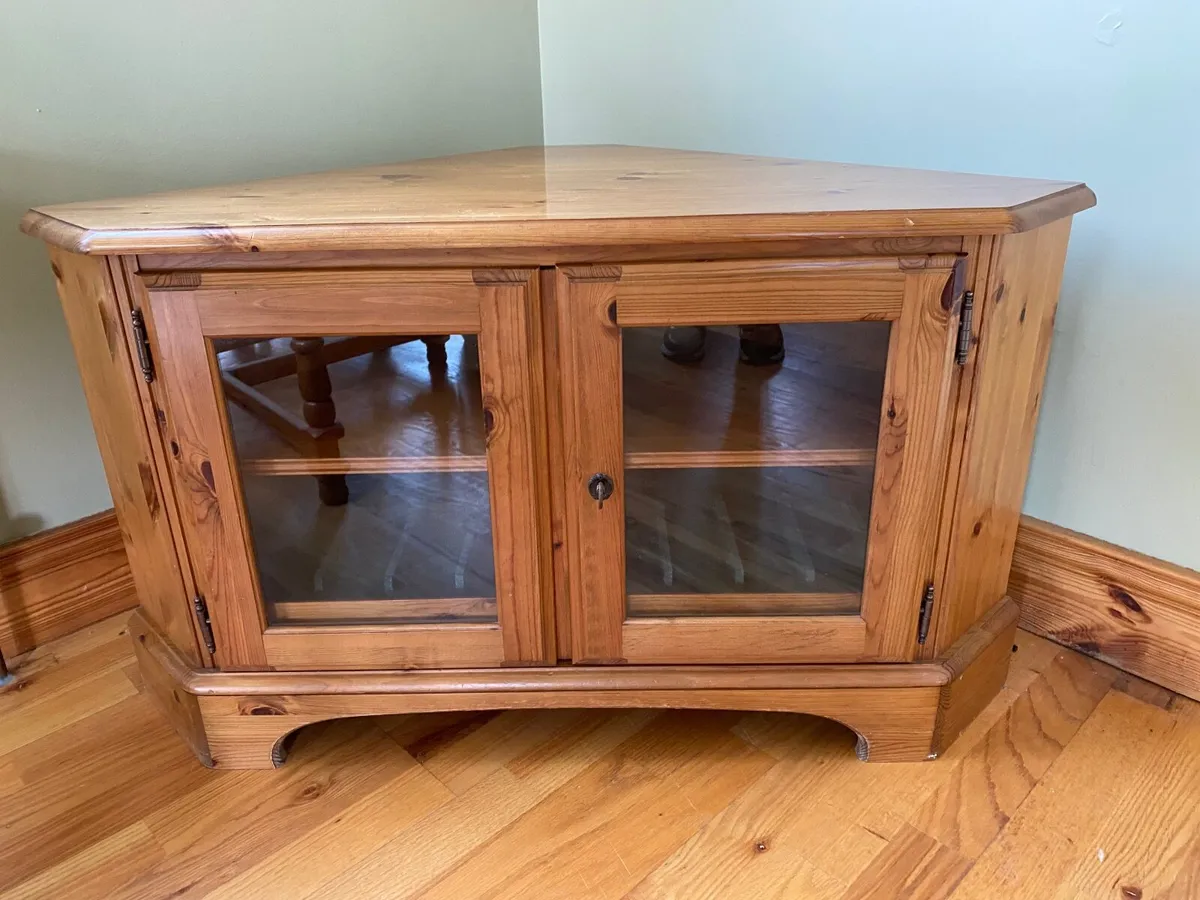 Solid Oak TV Cabinet