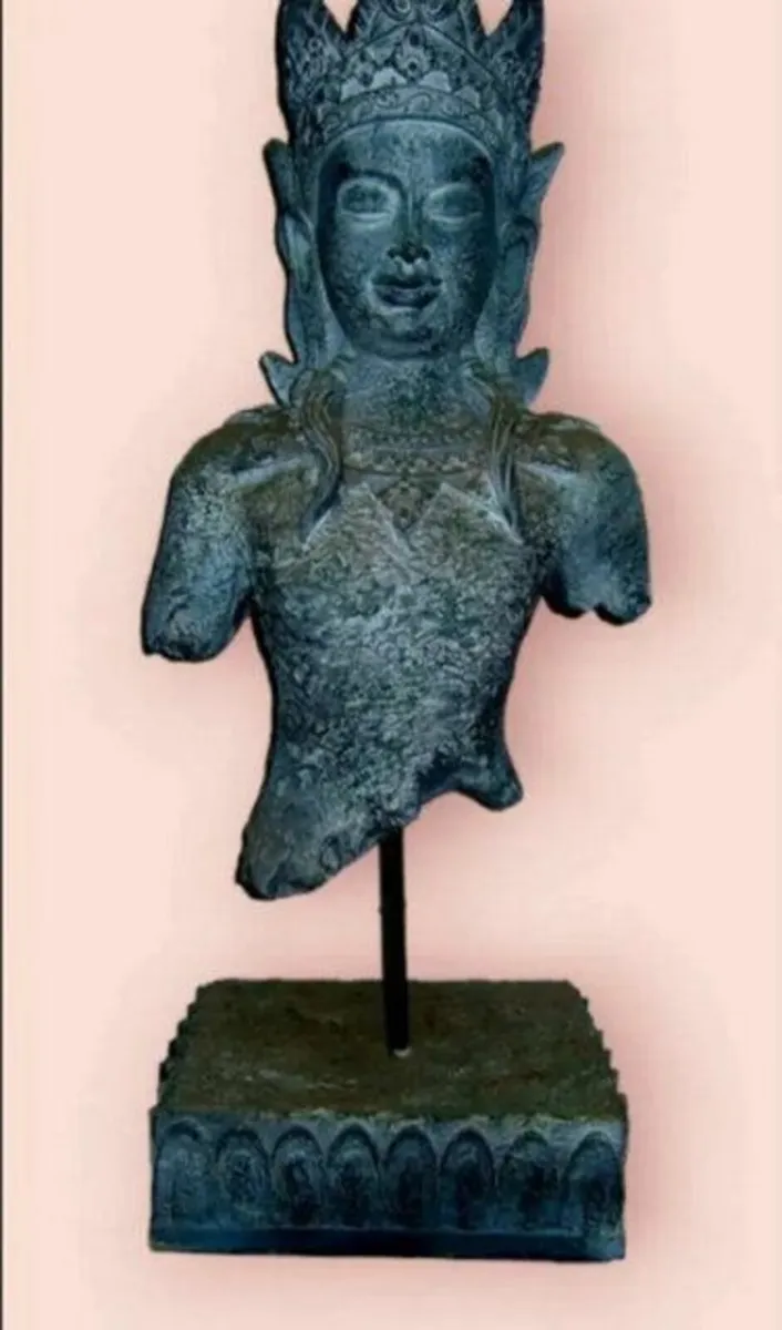 Vintage Asian Art Statue - Image 2