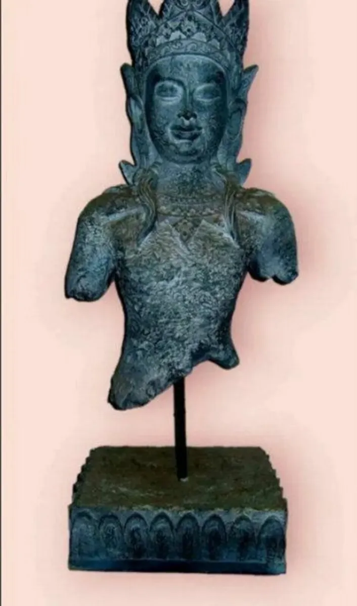 Vintage Asian Art Statue - Image 3