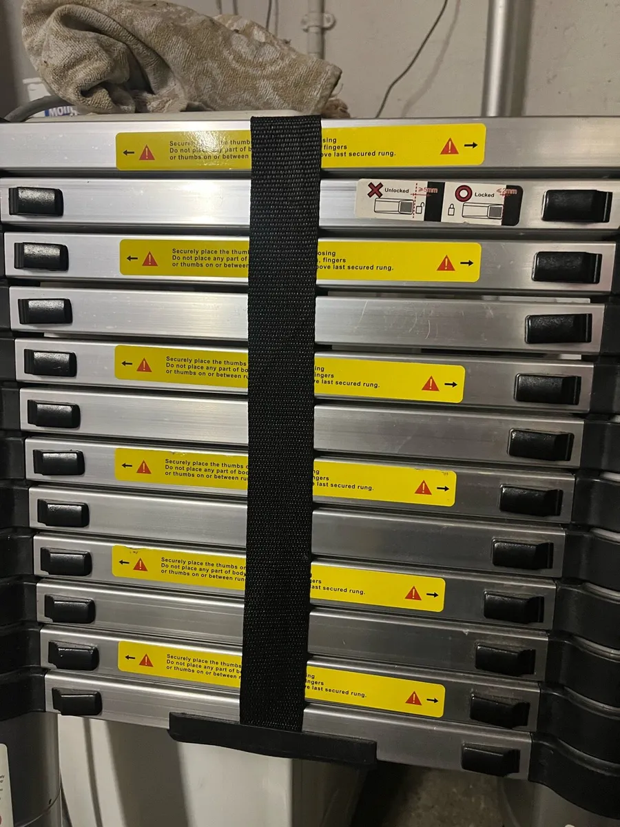 Kamtec Telescopic aluminium ladder (brand new) - Image 2