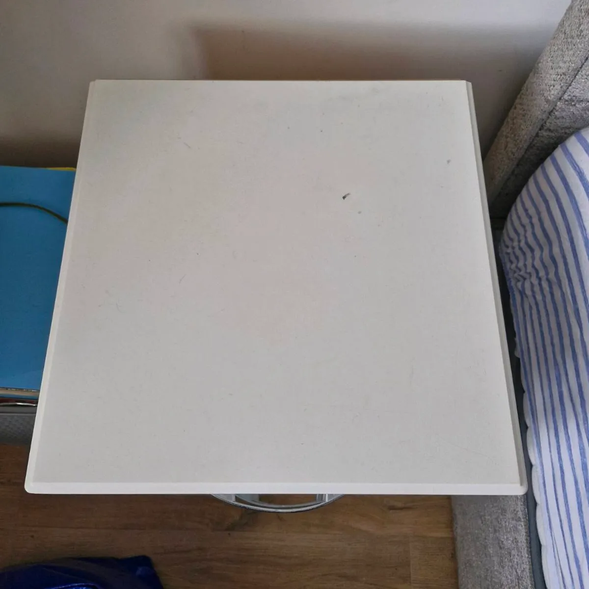 White Bedside Table - 3 Drawers - cheap - Image 2