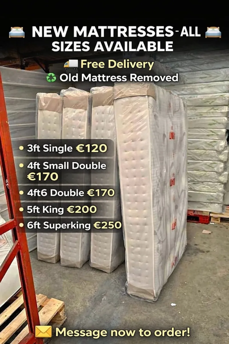 New Mattresses Free Nationwide Delivery 🚛