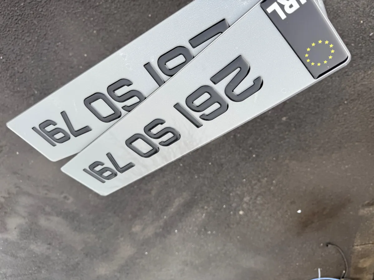 Upgrade to gel , printed , metal , German plates - Image 3