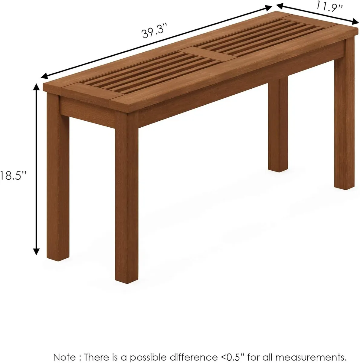 TIOMAN Outdoor Bench Promo Backless Garden for - Image 3