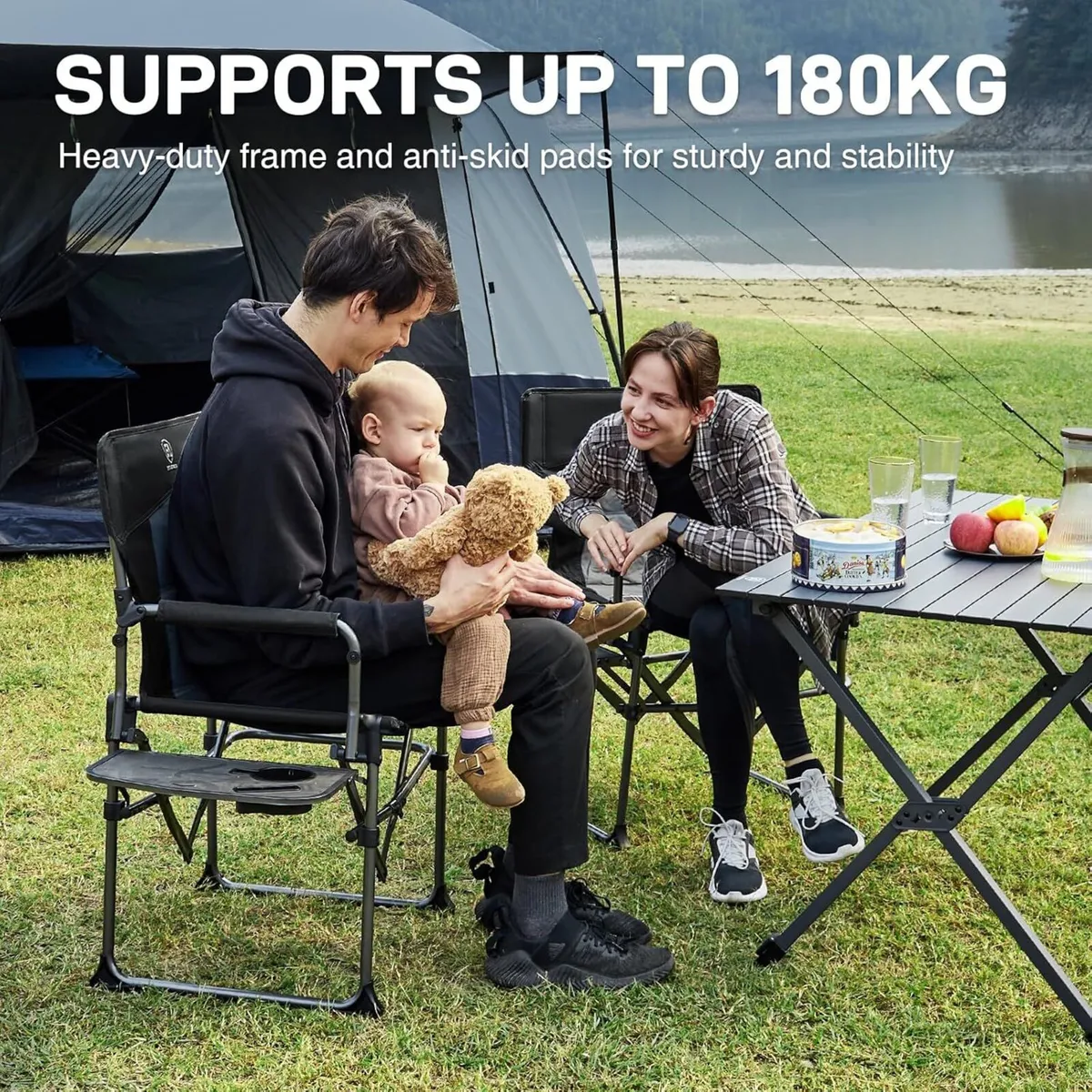 Directors Chair for Adults Oversized Camping - Image 4