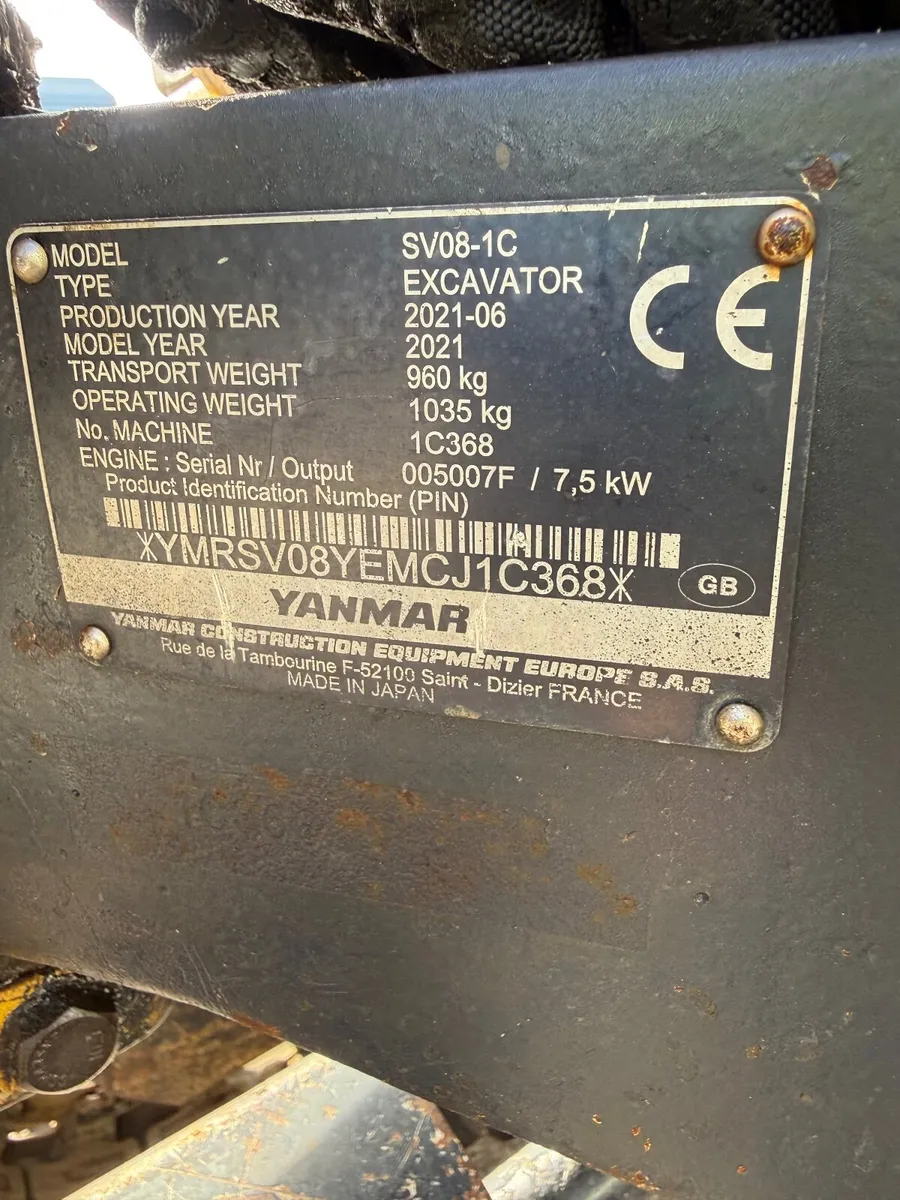 Yanmar sv 08 -1c - Image 4