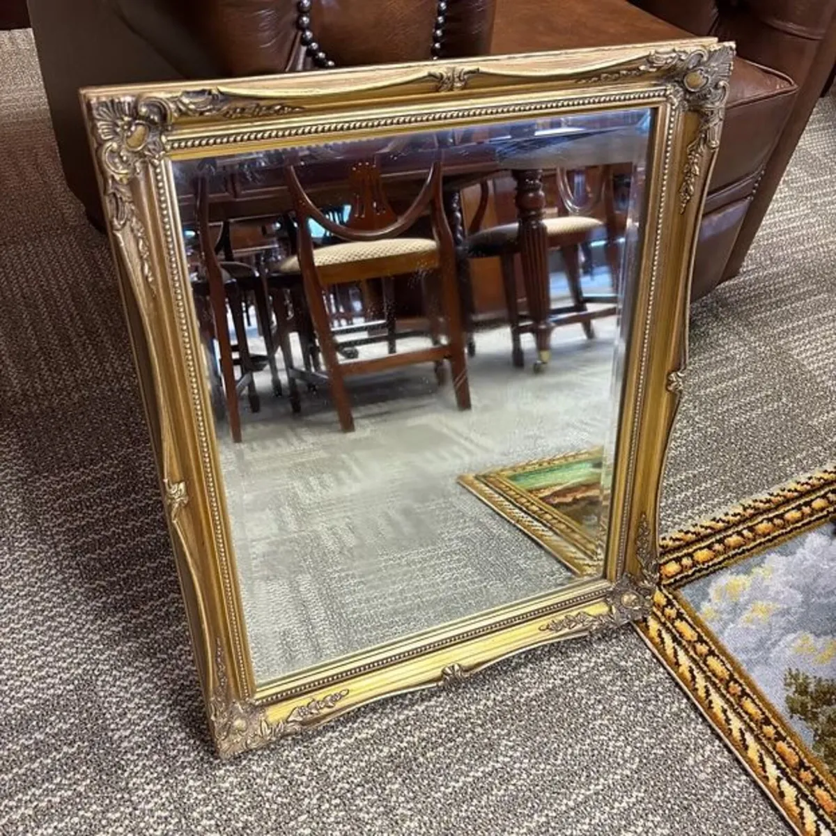 Beautiful ornate gilt wall mirror
