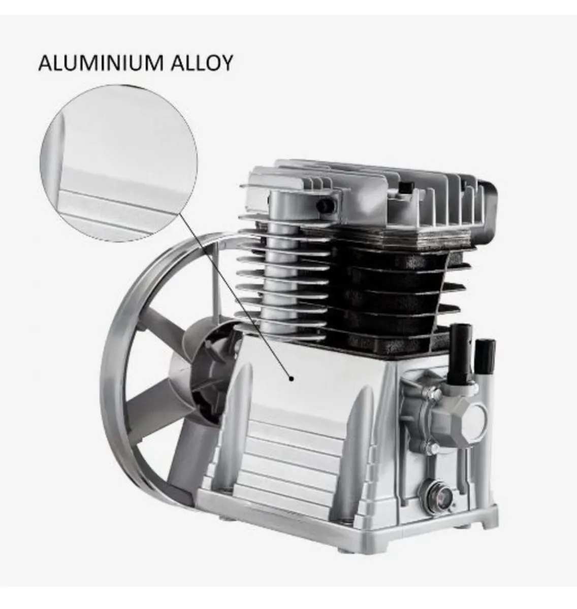 New Industrial Twin Cylinder Air Compressor Pump - Image 4