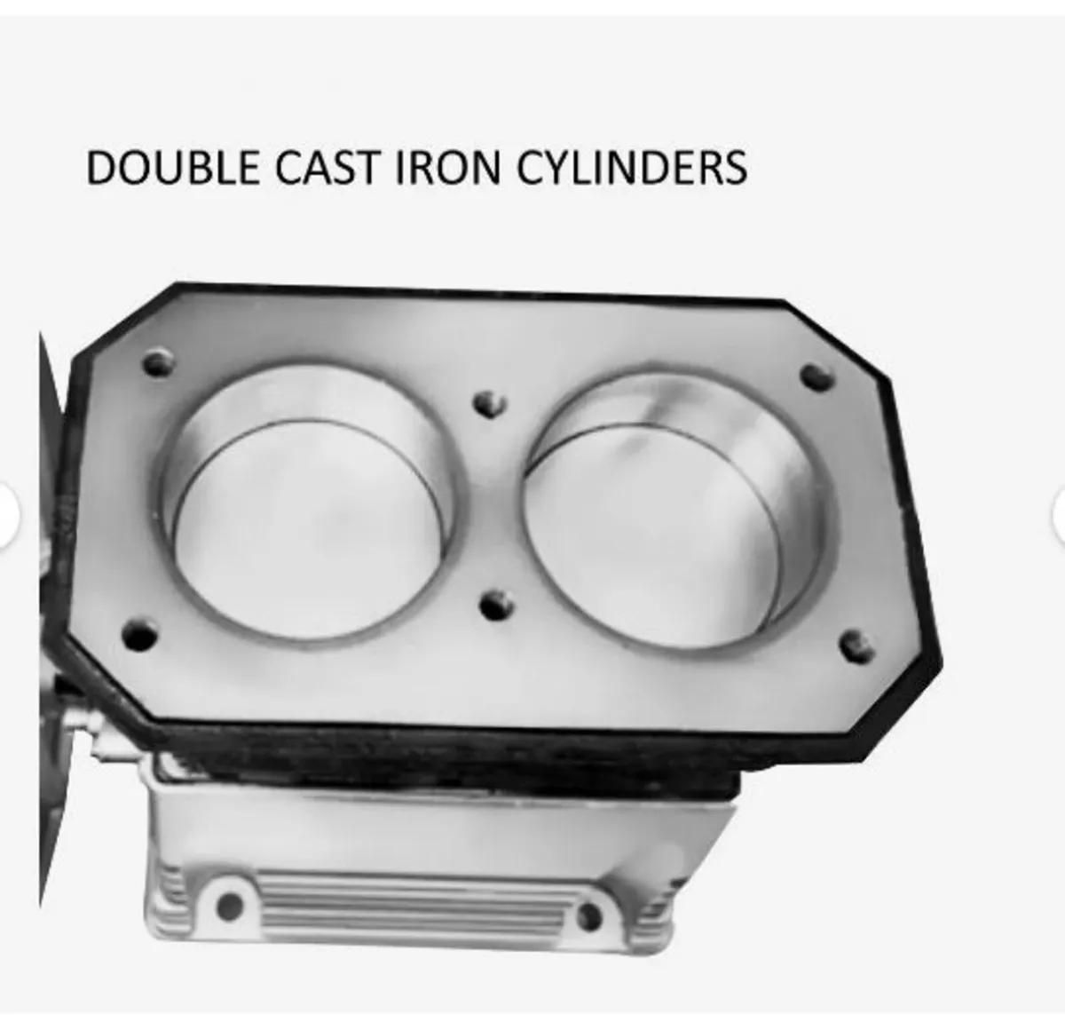 New Industrial Twin Cylinder Air Compressor Pump - Image 3