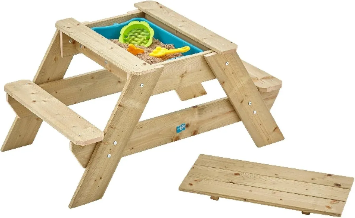 Toys Early Fun Wooden Picnic Table Sandpit Kids - Image 1