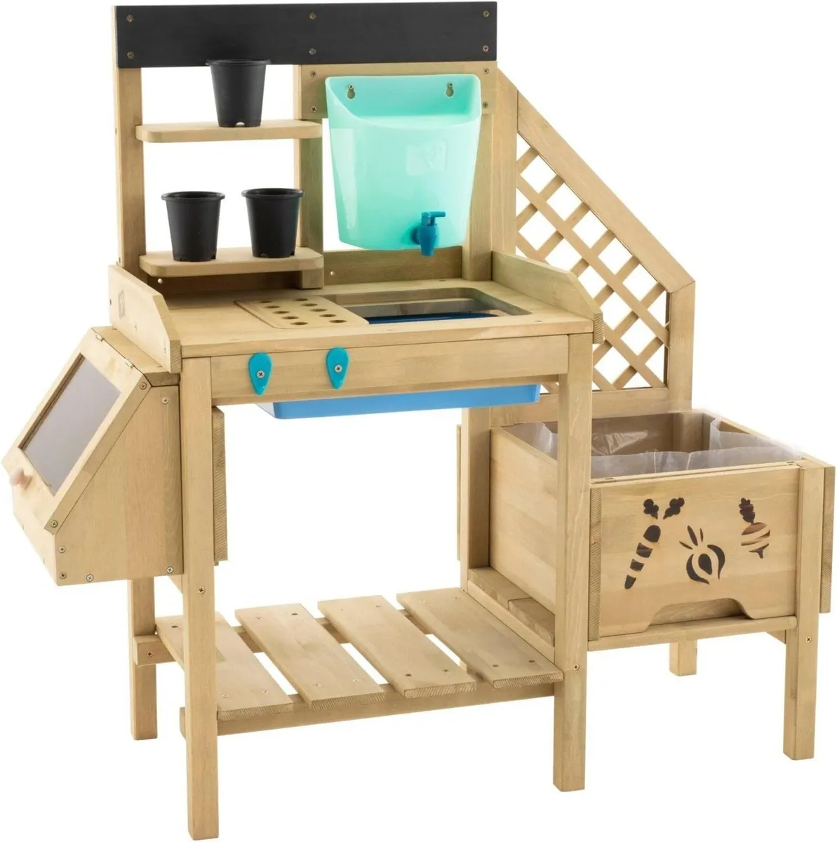Toys Wooden Deluxe Potting Bench - Includes Pots - Image 1