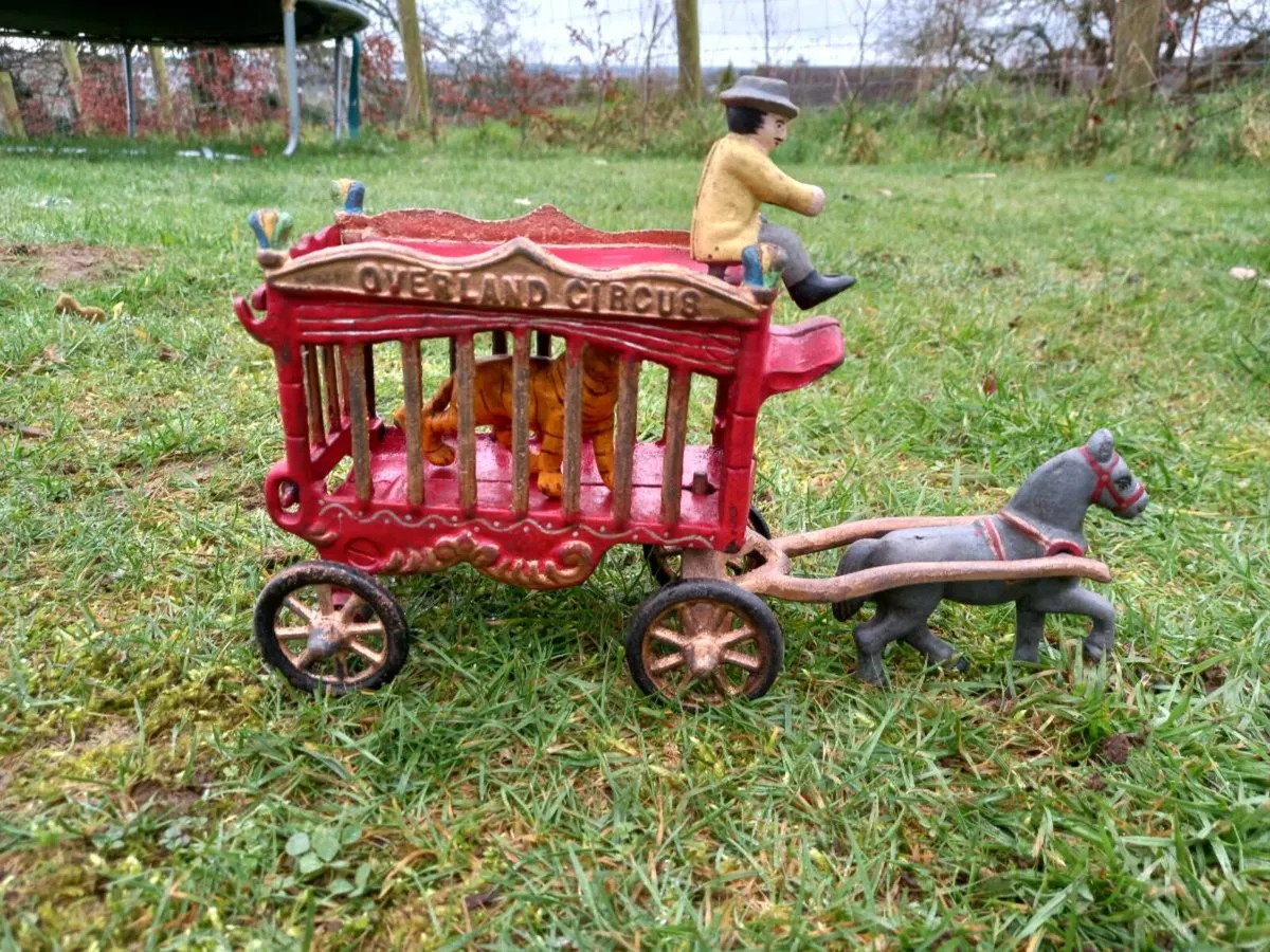 Cast Iron Circus Wagon