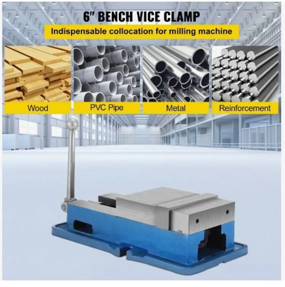 15.2 cm Powerful Precise Clamping Vice - Image 3