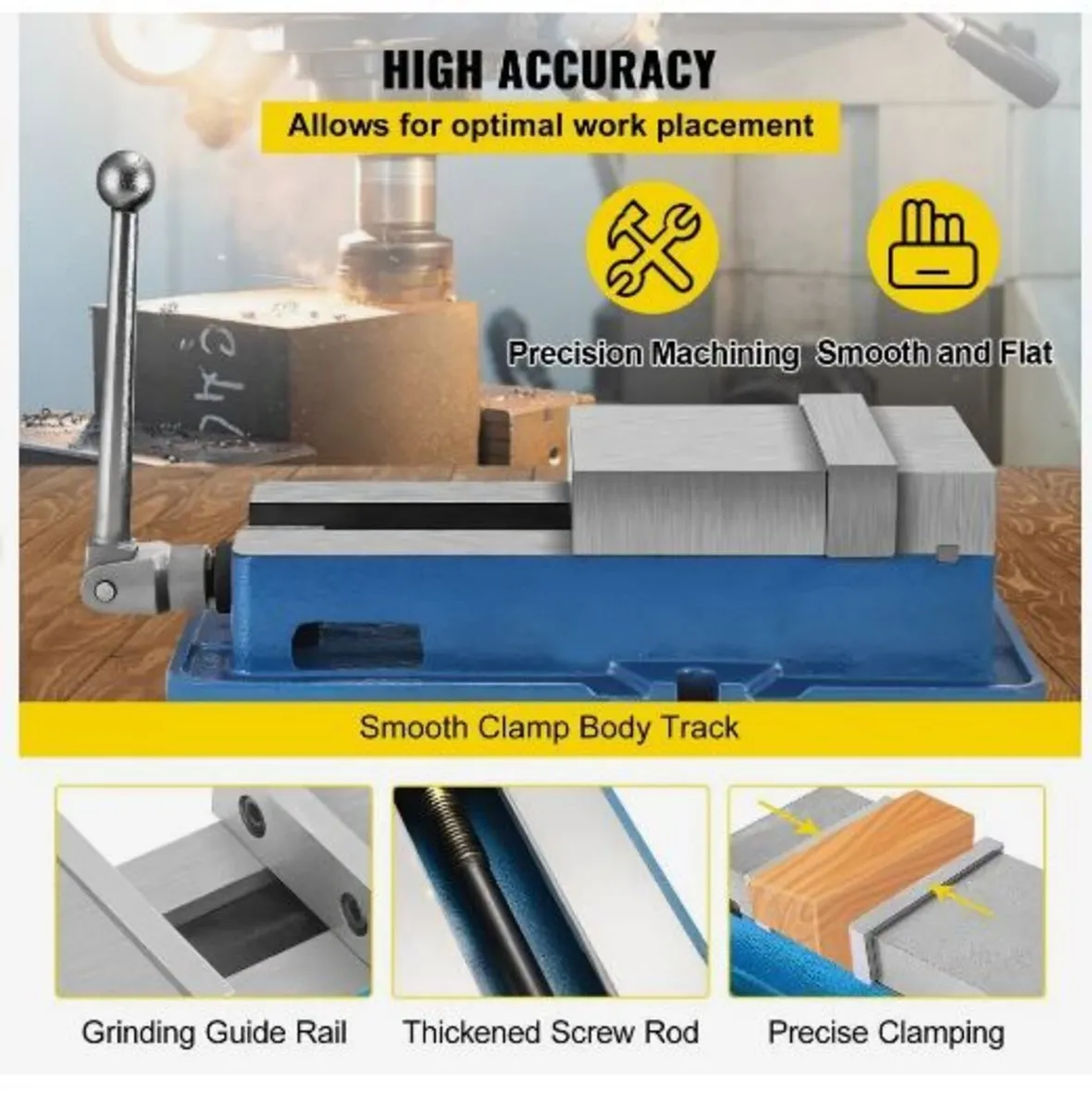 15.2 cm Powerful Precise Clamping Vice - Image 2
