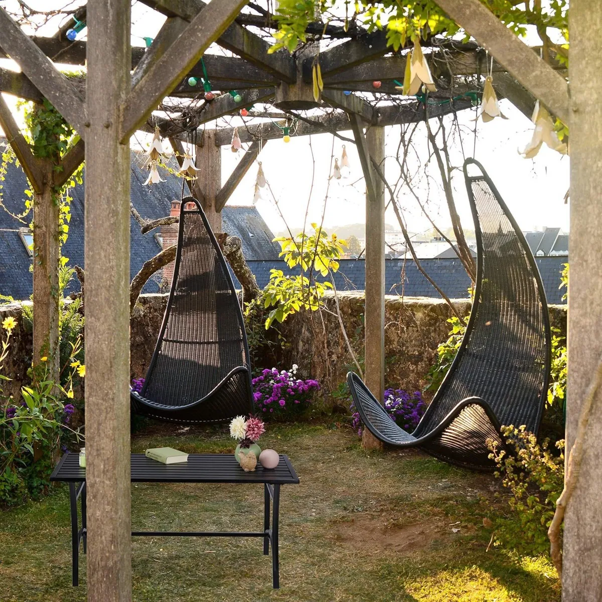 Garden Table Rectangular for Outdoors Patio - Image 4