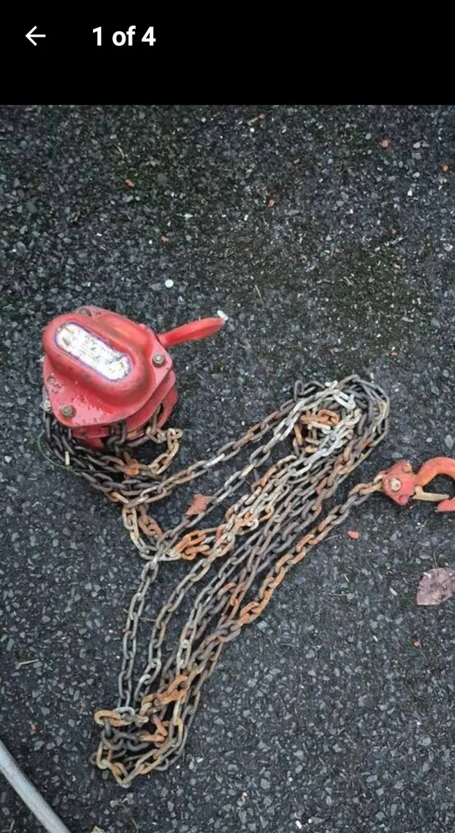 Chain hoist winch - Image 1