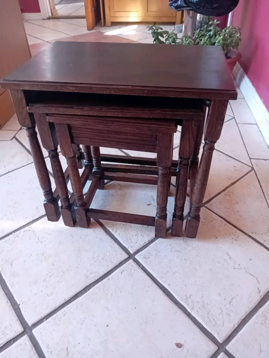 Nest of tables dark oak - Image 1