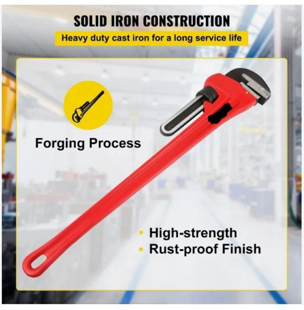 Pipe Wrench, 51 inch - Image 4