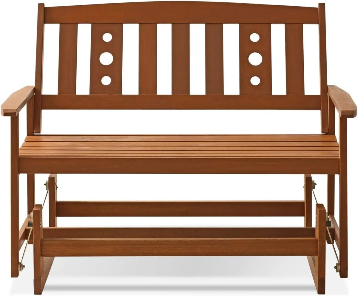 TIOMAN Outdoor Glider New Mexico Chair for Patio - Image 4