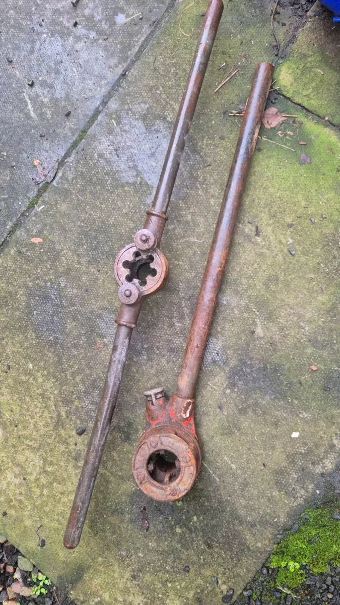 Old vintage tools hammer Rachel saw - Image 4