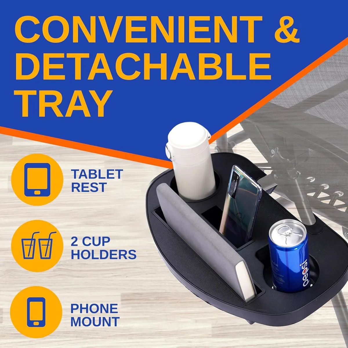 Zero Gravity Lounge Chair Adjustable Steel Mesh - Image 4