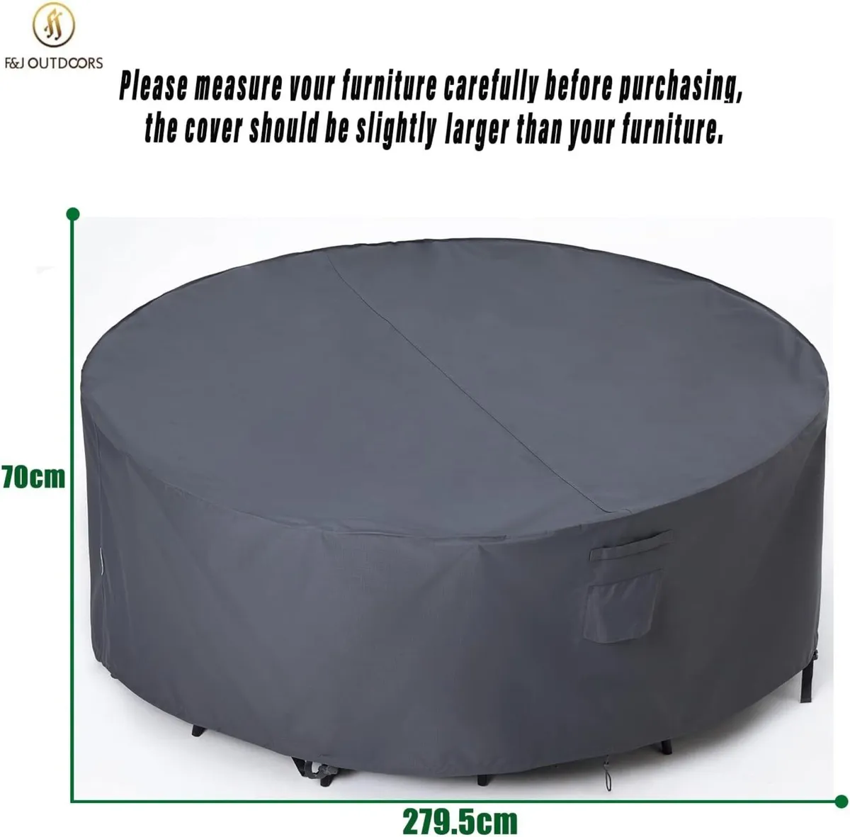 Garden Furniture Covers Waterproof Round XL-Large - Image 2